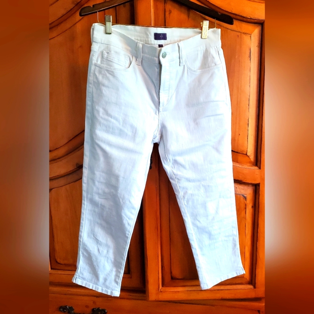 NYDJ White Capri Jeans